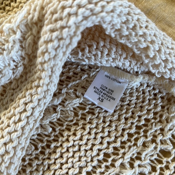 Ro&De - Anthropologie NWOT Ivory Paxton Sweater Tunic - Picture 10 of 13